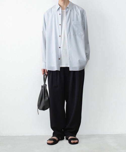 シャツ WO/PE ストライプ L/S SHIRT / WO/PE STRIPE L/S SHIRT メンズの画像