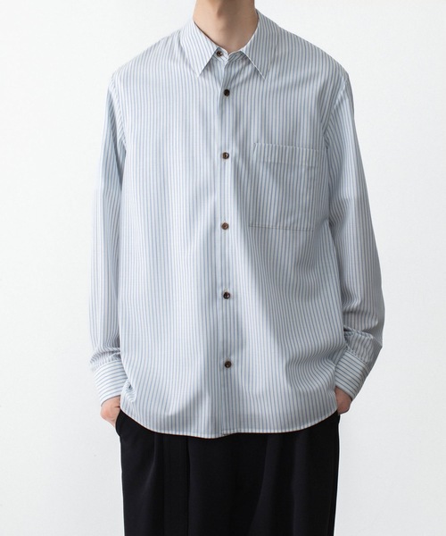 シャツ WO/PE ストライプ L/S SHIRT / WO/PE STRIPE L/S SHIRT メンズの画像