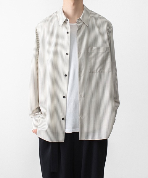 シャツ WO/PE ストライプ L/S SHIRT / WO/PE STRIPE L/S SHIRT メンズの画像