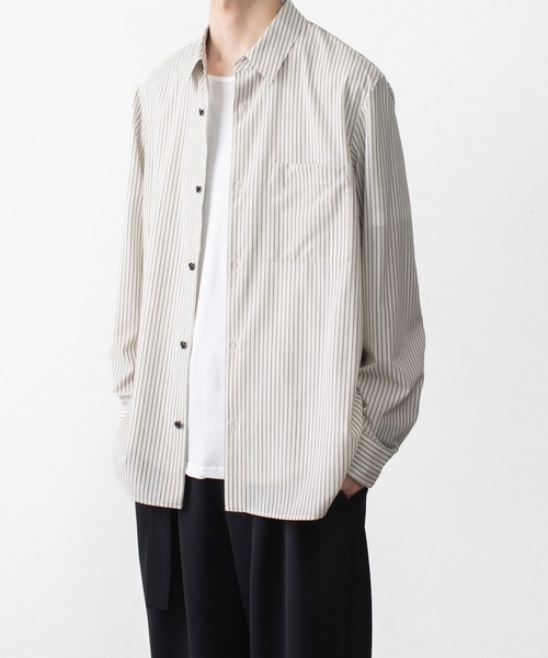 シャツ WO/PE ストライプ L/S SHIRT / WO/PE STRIPE L/S SHIRT メンズの画像