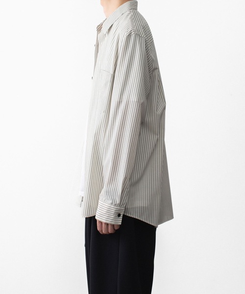 シャツ WO/PE ストライプ L/S SHIRT / WO/PE STRIPE L/S SHIRT メンズの画像