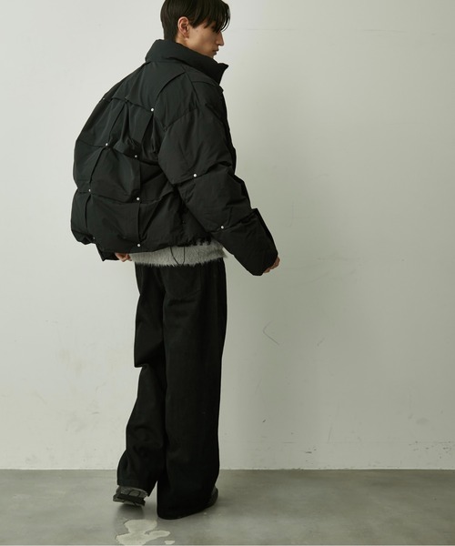 BLANK HOTEL ダウンジャケット ダウン Rivet ＆ Tuck Design Down