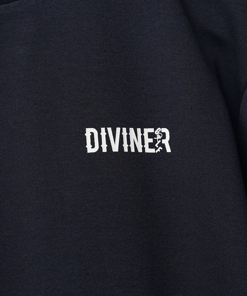 ゴルフ 「DIVINER GOLF」ネックラインモックネックスウェット メンズ ゴルフウェア トレーナー スエット ジャージ 春服 冬服 メンズ