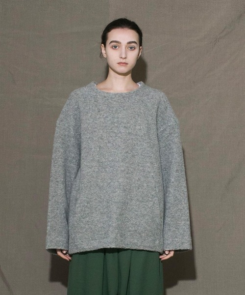 「my beautiful landlet」 長袖ニット 1 ブラウン メンズ_画像6