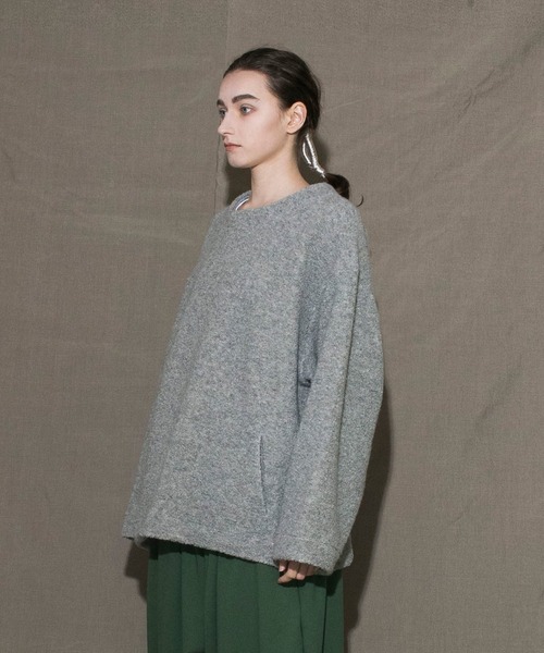 「my beautiful landlet」 長袖ニット 1 ブラウン メンズ_画像7