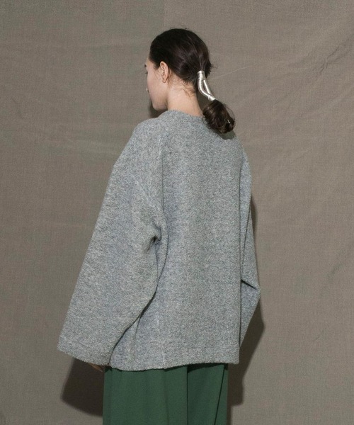 「my beautiful landlet」 長袖ニット 1 ブラウン メンズ_画像8