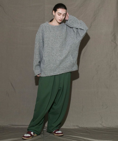 「my beautiful landlet」 長袖ニット 1 ブラウン メンズ_画像9