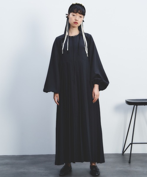 PERNA（ペルナ） コンビワンピース MEDIUM ブラック レディース