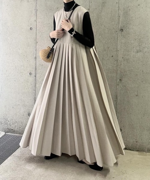 PERNA（ペルナ） コンビワンピース MEDIUM ブラック レディース