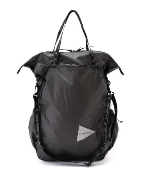 「and wander」 2WAYバッグ FREE チャコールグレー メンズ_画像4