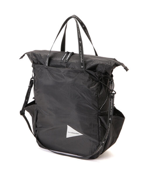 「and wander」 2WAYバッグ FREE チャコールグレー メンズ_画像5