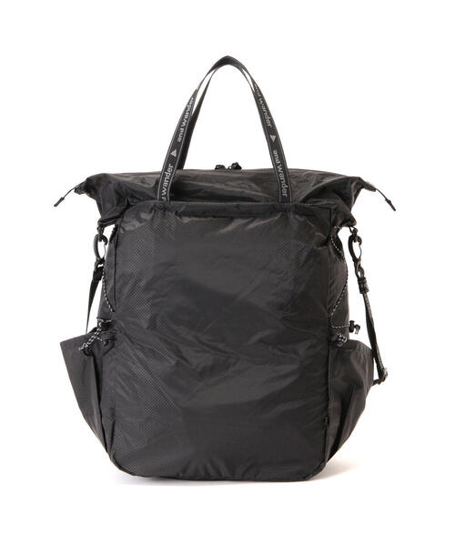 「and wander」 2WAYバッグ FREE チャコールグレー メンズ_画像7