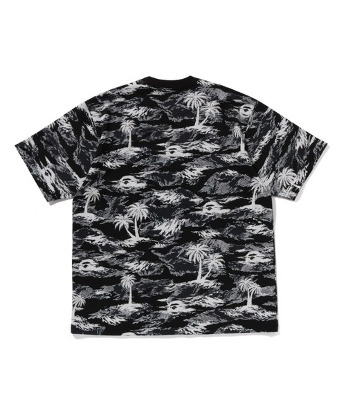 「A BATHING APE」 半袖Tシャツ - ブラック メンズの画像