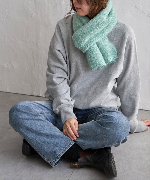 LGB マフラー　ストール LBC（エルビーシー） マフラー ストール ウール混MIXツイードマフラー