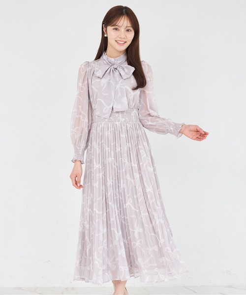 tocco closet（トッコ クローゼット） ワンピース 2WAYボウタイ