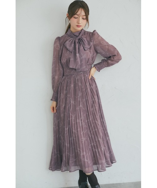 tocco closet（トッコ クローゼット） ワンピース 2WAYボウタイ