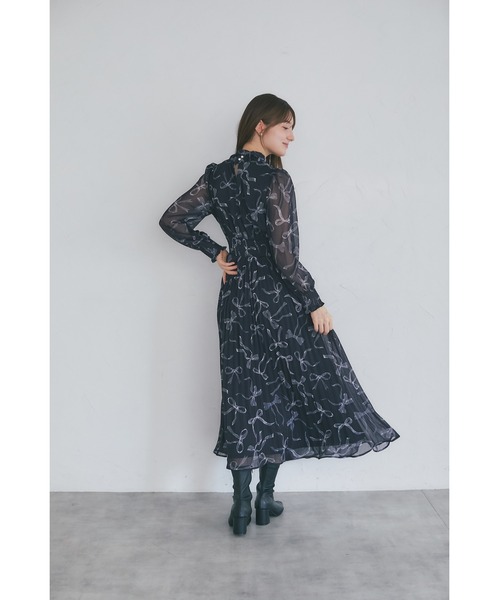 tocco closet（トッコ クローゼット） ワンピース 2WAYボウタイ