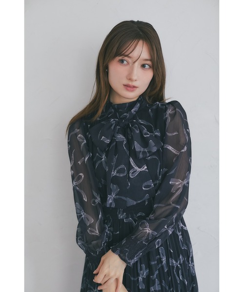 tocco closet（トッコ クローゼット） ワンピース 2WAYボウタイ