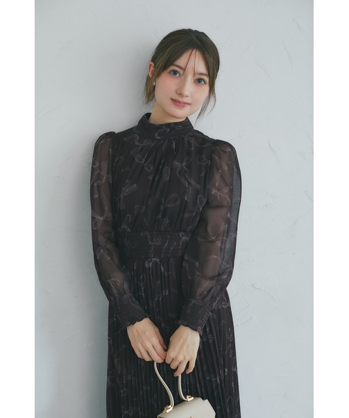 tocco closet（トッコ クローゼット） ワンピース 2WAYボウタイ