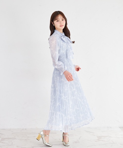 tocco closet（トッコ クローゼット） ワンピース 2WAYボウタイ