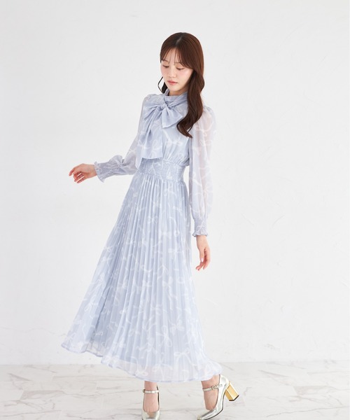 tocco closet（トッコ クローゼット） ワンピース 2WAYボウタイ