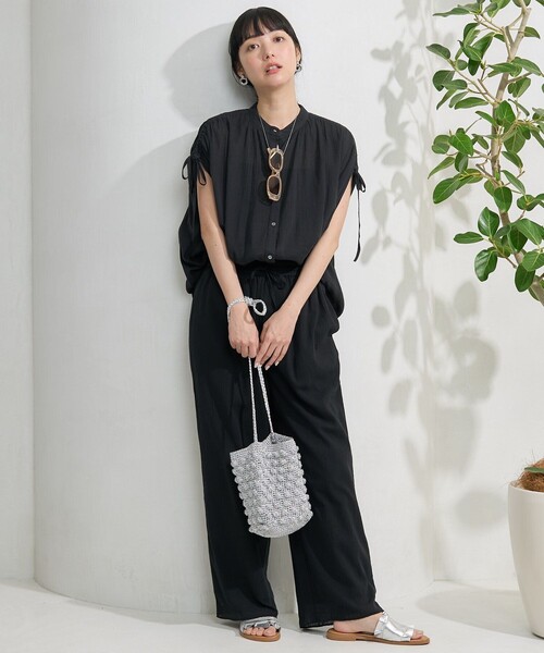 FREAK'S STORE（フリークスストア） イージーパンツ フリ- サックス