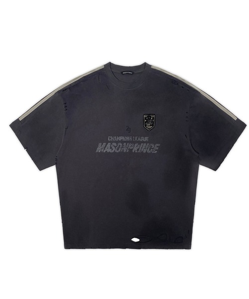 「MASONPRINCE」 半袖Tシャツ X-LARGE ブラック メンズ_画像4
