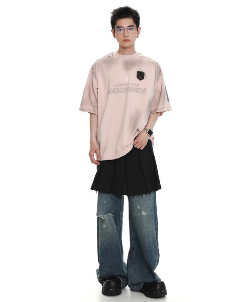「MASONPRINCE」 半袖Tシャツ X-LARGE ブラック メンズ_画像9
