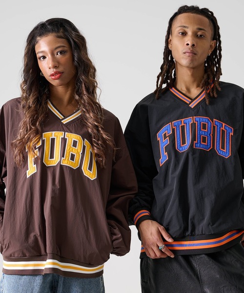 FUBU（フブ） トレーナー スウェット ブランド Nylon Pullover