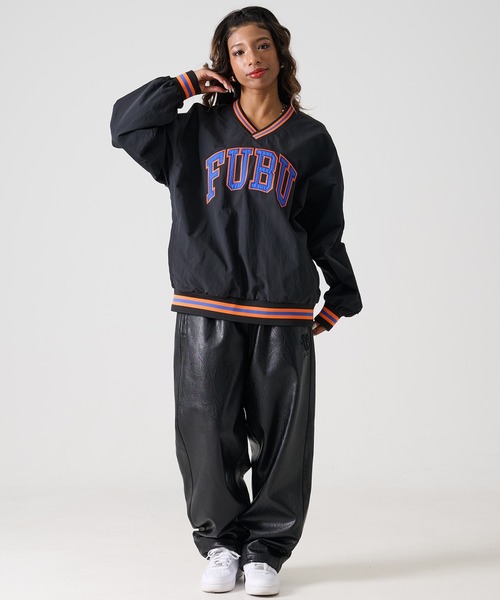 FUBU（フブ） トレーナー スウェット ブランド Nylon Pullover