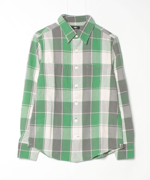 TMT シャツ 「TMT/ティーエムティー」HEAVY TWILL PLAID SHIRTS メンズ