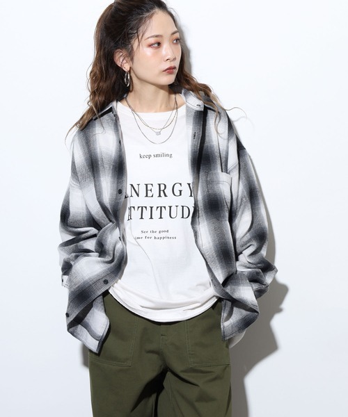 「Naive magic」 長袖シャツ M ブラック メンズ_画像9