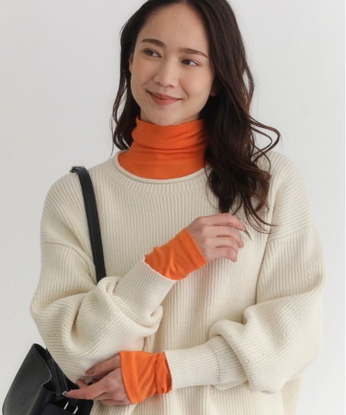 Right-on（ライトオン） tシャツ 「HONEYSUCKLE ROSE」調温ハイネック