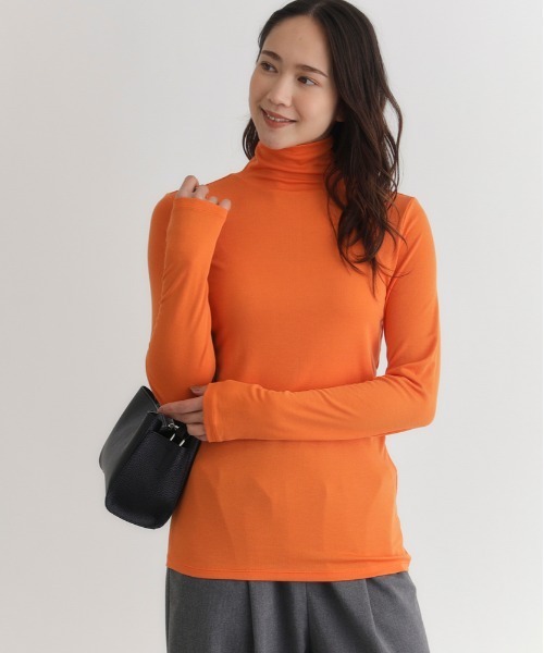 Right-on（ライトオン） tシャツ 「HONEYSUCKLE ROSE」調温ハイネック