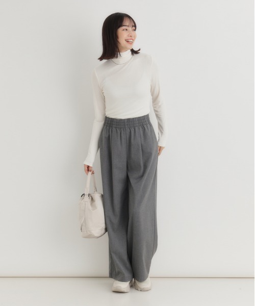 Right-on（ライトオン） tシャツ 「HONEYSUCKLE ROSE」調温ハイネック