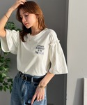 tシャツ 半袖 ほどよい甘さと抜け感を。大人か...の詳細画像5
