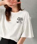 tシャツ 半袖 ほどよい甘さと抜け感を。大人か...の詳細画像4