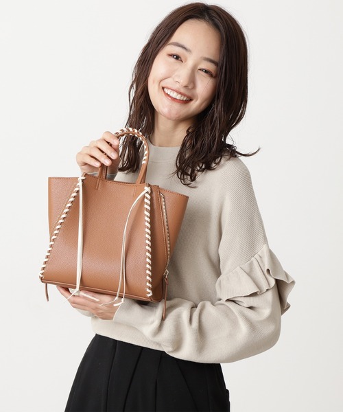「N.（N. Natural Beauty Basic）」 2WAYバッグ フリ- ブラウン レディース_画像2