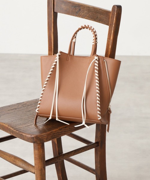 「N.（N. Natural Beauty Basic）」 2WAYバッグ フリ- ブラウン レディース_画像7