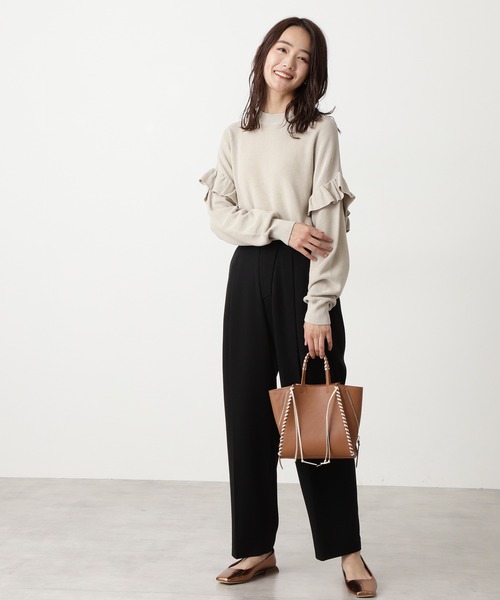 「N.（N. Natural Beauty Basic）」 2WAYバッグ フリ- ブラウン レディース_画像9