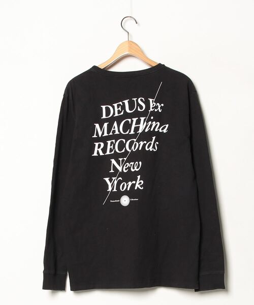 「DEUS EX MACHINA」 長袖Tシャツ L ブラック メンズ_画像2