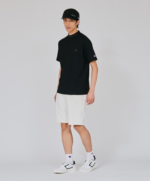 Champion 速乾 ショートスリーブモックネックシャツ、ショートパンツセット チャンピオン tシャツ 「Champion/チャンピオン」メンズ GOLF ショート