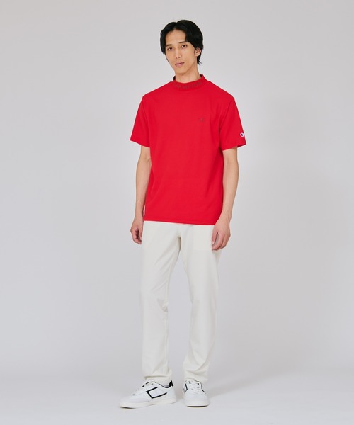 Champion モックネックTシャツ L チャンピオン tシャツ 「Champion/チャンピオン」メンズ GOLF ショート