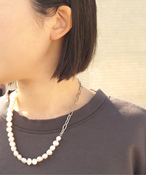 「anq.」 ネックレス ONE SIZE ホワイト レディース_画像4