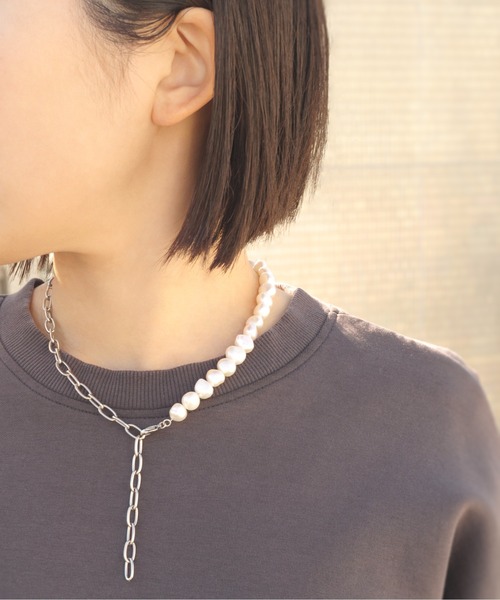「anq.」 ネックレス ONE SIZE ホワイト レディース_画像8