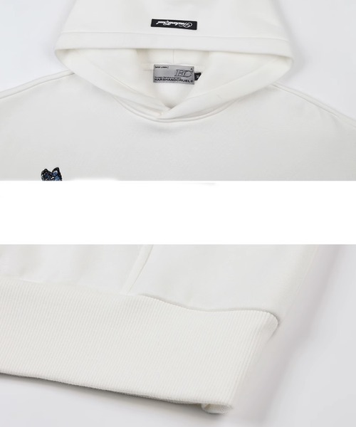 「HARSH AND CRUEL」 プルオーバーパーカー X-LARGE ホワイト メンズ_画像4