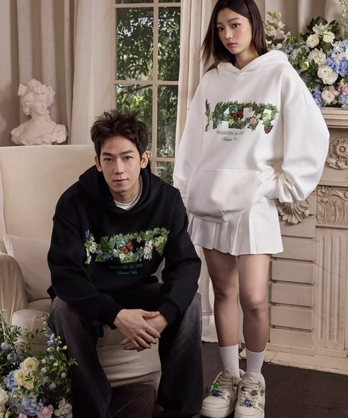 「HARSH AND CRUEL」 プルオーバーパーカー X-LARGE ホワイト メンズ_画像8