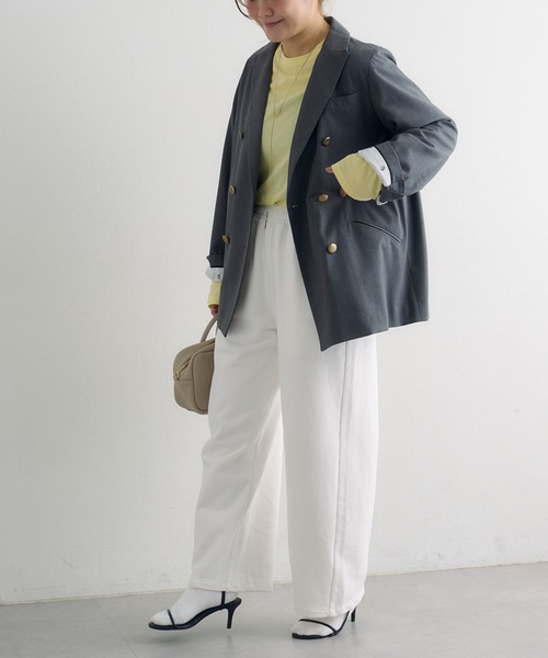 VINCA TOKYO 新品未使用 シルクコットン リブカットソー アーティスティックプリントカットソー ／洗える | TRUNK HIROKO