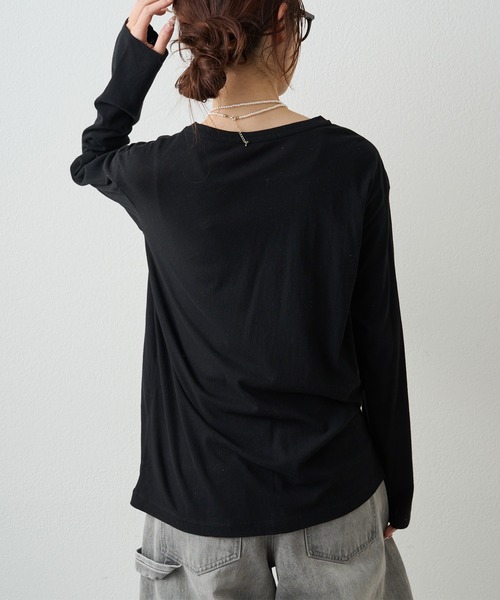 pual ce cin tシャツ コットンシアーカットソー レディース : ZOZOTOWN
