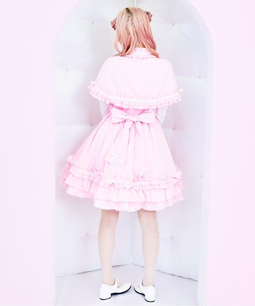 BODYLINE ワンピース 3wayケープつきリボンのロイヤルドールドレス 5点